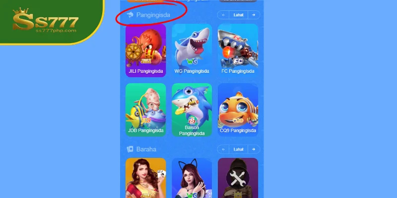 Introduction to the SS777 Fishing Lobby