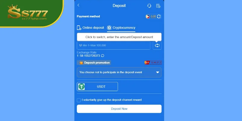 SS777 Deposit System is Built for Filipinos
