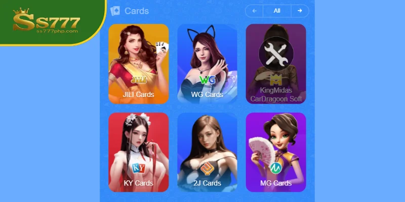 Top-Tier Providers Partnering with SS777 Card Games