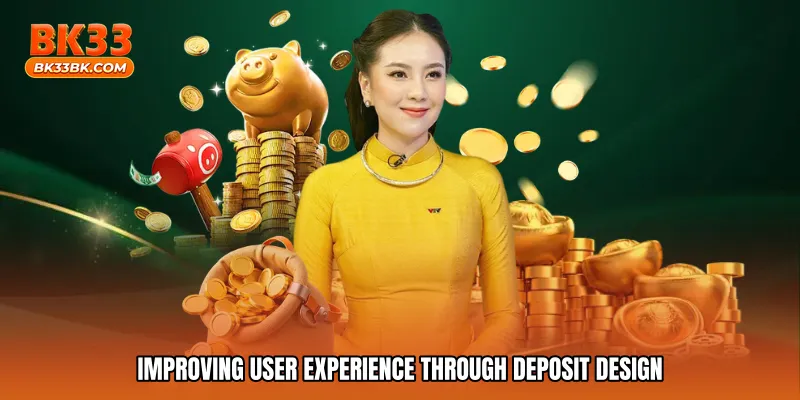 Improving user experience through deposit design