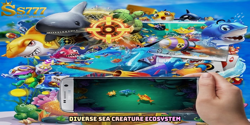 Diverse Sea Creature Ecosystem
